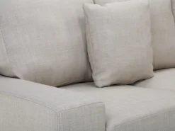 Right Hand Corner Fabric Sofa Beige Stockholm