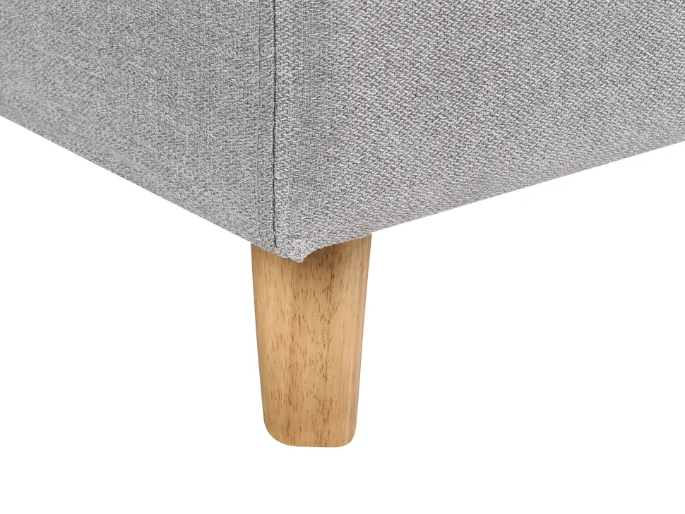 Right Hand Corner Sofa Bed With Storage Light Grey Flakk