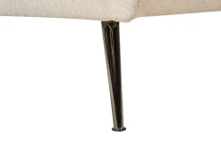 Right Hand Fabric Chaise Lounge Beige Riom