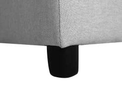 Right Hand Fabric Corner Sofa Bed With Storage Grey Nesna