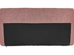 Right Hand Fabric Corner Sofa Pink Brown Breda