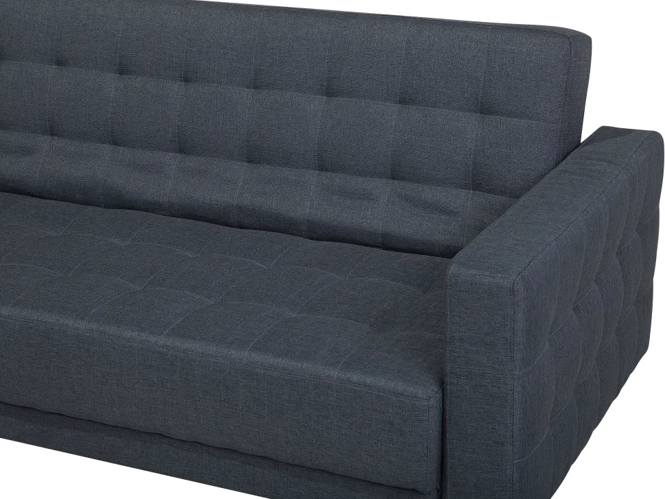 Right Hand Fabric Corner Sofa Dark Grey Aberdeen