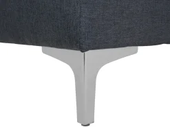 Right Hand Fabric Corner Sofa Dark Grey Aberdeen