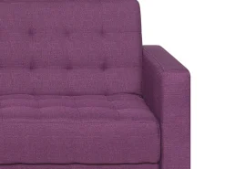 Right Hand Fabric Corner Sofa Purple Aberdeen