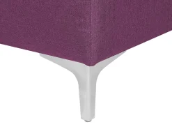 Right Hand Fabric Corner Sofa Purple Aberdeen