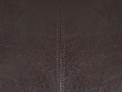Right Hand Faux Leather Chaise Lounge Brown Lattes