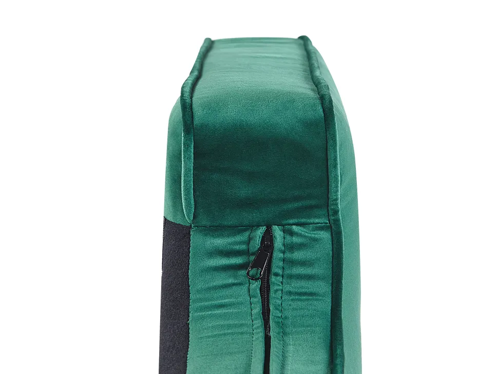 Right Hand Velvet Chaise Lounge Emerald Green Allier