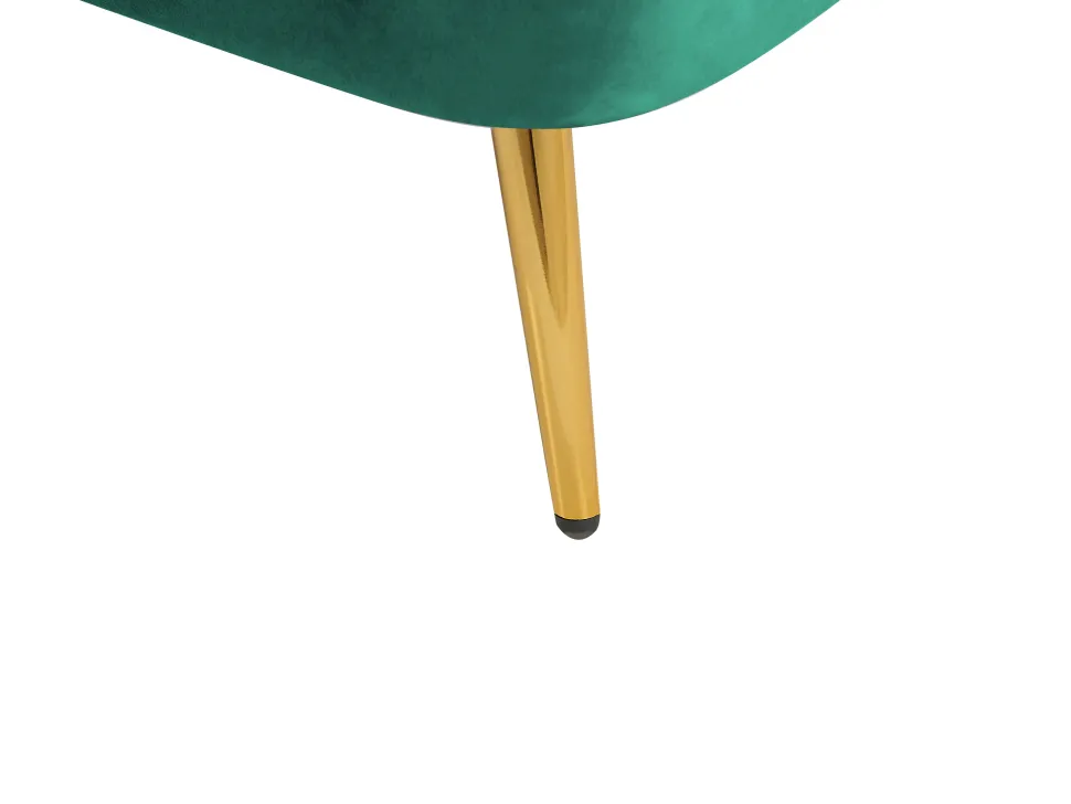 Right Hand Velvet Chaise Lounge Emerald Green Allier