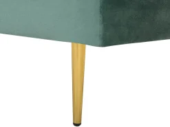 Right Hand Velvet Chaise Lounge Mint Green Miramas