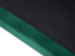Right Hand Velvet Corner Sofa Emerald Green Oslo