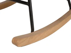 Schaukelsessel Samtstoff Blau Oxie