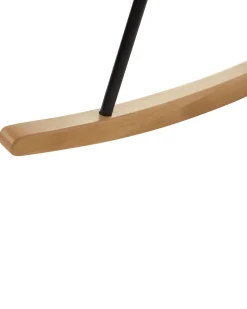 Schaukelstuhl Kunststoff / Buchenholz Beige Harmony