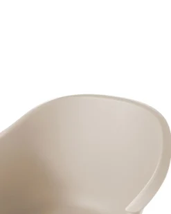 Schaukelstuhl Kunststoff / Buchenholz Beige Harmony