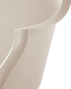Schaukelstuhl Kunststoff / Buchenholz Beige Harmony