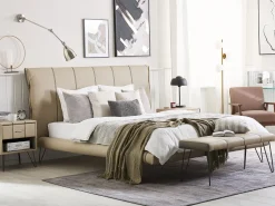 Schlafzimmer Komplett Set 4-Teilig Beige 180 X 200 Cm Betin