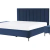 Schlafzimmer Komplett Set 3-Teilig Blau 180 X 200 Cm Sezanne