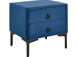 Schlafzimmer Komplett Set 3-Teilig Blau 180 X 200 Cm Sezanne