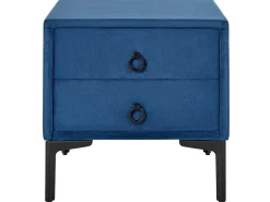 Schlafzimmer Komplett Set 3-Teilig Blau 180 X 200 Cm Sezanne