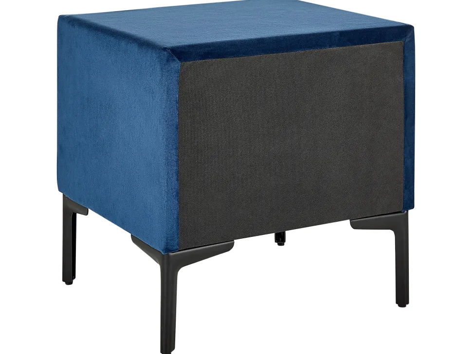 Schlafzimmer Komplett Set 3-Teilig Blau 180 X 200 Cm Sezanne