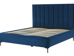 Schlafzimmer Komplett Set 3-Teilig Blau 180 X 200 Cm Sezanne