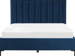 Schlafzimmer Komplett Set 3-Teilig Blau 180 X 200 Cm Sezanne
