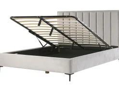 Schlafzimmer Komplett Set 3-Teilig Grau 180 X 200 Cm Sezanne