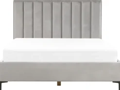 Schlafzimmer Komplett Set 3-Teilig Grau 180 X 200 Cm Sezanne