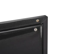 Schreibtisch Dunkler Holzfarbton / Schwarz 118 X 60 Cm Vince