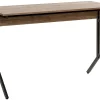 Schreibtisch Dunkler Holzfarbton 120 X 48 Cm Creek