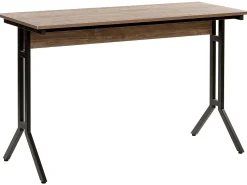 Schreibtisch Dunkler Holzfarbton 120 X 48 Cm Creek