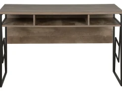 Schreibtisch Dunkler Holzfarbton 120 X 60 Cm Forres