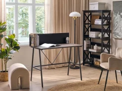 Schreibtisch Dunkler Holzfarbton 100 X 50 Cm Hastings