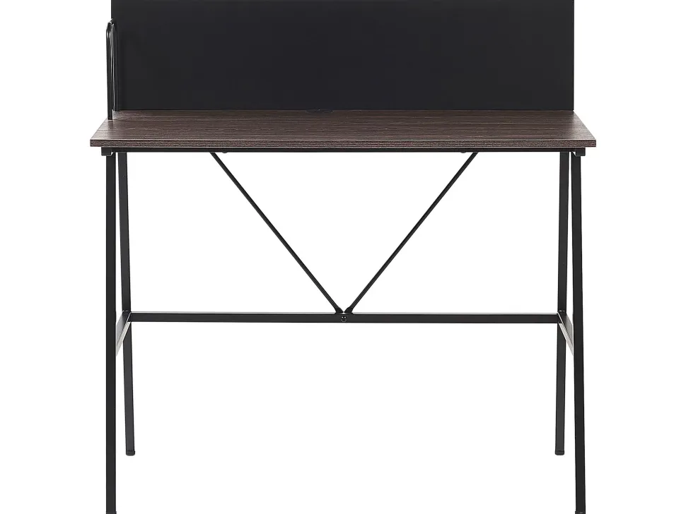 Schreibtisch Dunkler Holzfarbton 100 X 50 Cm Hastings