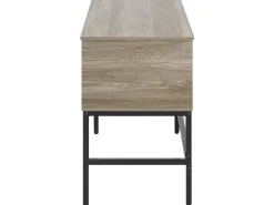Schreibtisch Heller Holzfarbton 120 X 48 Cm 2 Schubladen Grant
