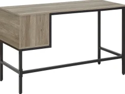 Schreibtisch Heller Holzfarbton 120 X 48 Cm 2 Schubladen Grant
