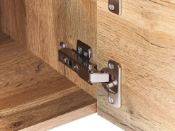 Schreibtisch Heller Holzfarbton / Weis 120 X 60 Cm Schublade Mit Schrank Ashland