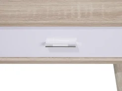 Schreibtisch Heller Holzfarbton 100 X 48 Cm Deora