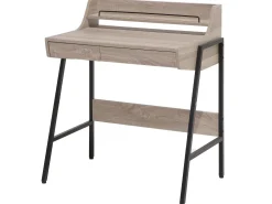 Schreibtisch Heller Holzfarbton 73 X 48 Cm 2 Schubladen Broxton