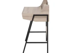 Schreibtisch Heller Holzfarbton 73 X 48 Cm 2 Schubladen Broxton