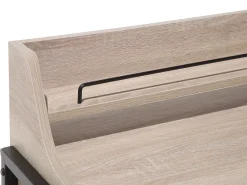 Schreibtisch Heller Holzfarbton 73 X 48 Cm 2 Schubladen Broxton
