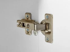 Schreibtisch Weis / Heller Holzfarbton 110 X 50 Cm Schublade Schrank Johnson
