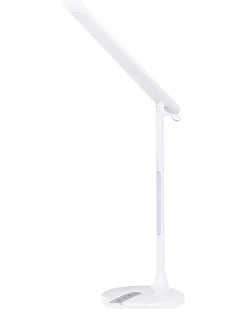 Schreibtischlampe Led Metall Weis 38 Cm Verstellbar Draco