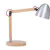 Schreibtischlampe Silber 62 Cm Rund Veleka