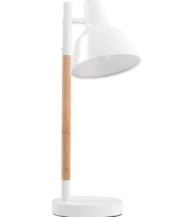 Schreibtischlampe Weis 53 Cm Glockenform Aldan
