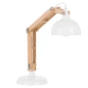 Schreibtischlampe Weis 53 Cm Glockenform Salado