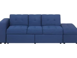 Sectional Sofa Bed With Ottoman Navy Blue Falster