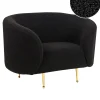 Sessel Boucle Schwarz Loen