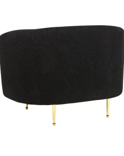 Sessel Boucle Schwarz Loen