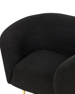 Sessel Boucle Schwarz Loen