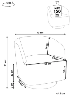 Sessel Boucle Weis Lavik